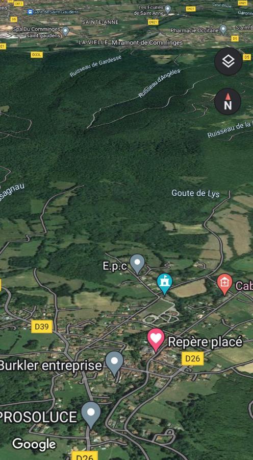 Chaleureux Studio Independant Encausse-les-Thermes Екстериор снимка